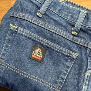 Bulwark‎ FR Flame Resistant Denim Jeans Mens 38x30 Blue Cotton Workwear